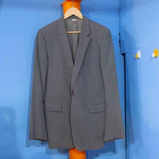 00s 헬무트랭 싱글 버튼 블레이저