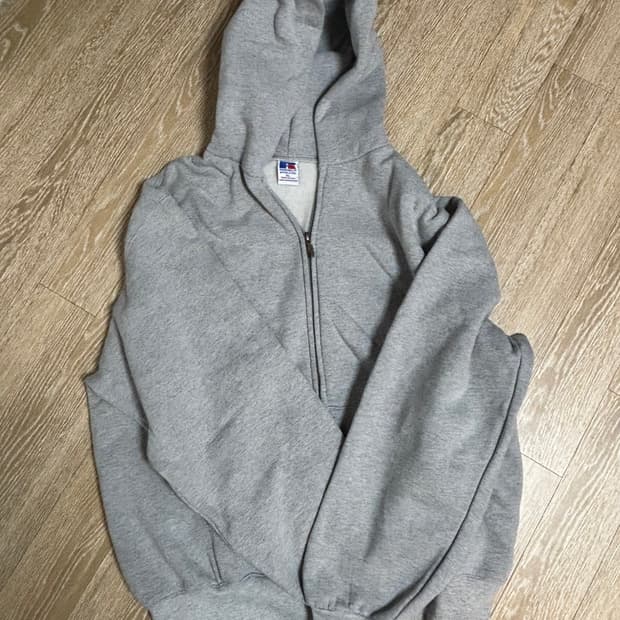 (Xl,usa made) Russell Athletic 그레이 후드집업