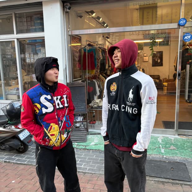 폴로 랄프로렌 RL 레이싱 스패니쉬 트랙수트 탑 자켓