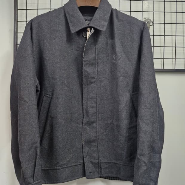 105XL 입생로랑 울 블루종 자켓.