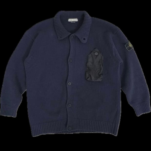 96’s 스톤아일랜드 다크 네이비 가디건