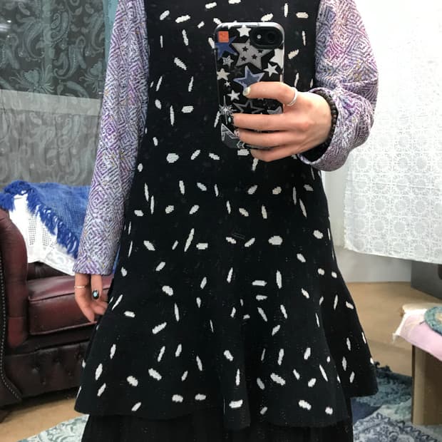 올리브데올리브 여성 패턴 민소매 미니 원피스