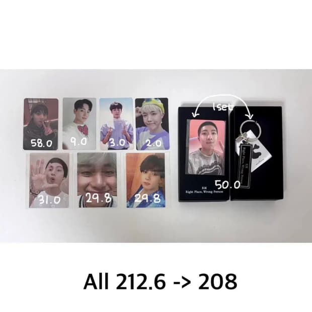 방탄 골든쇼케역조공 rpwp당첨 일본 스픽콘 매직샵 v jk rm bts