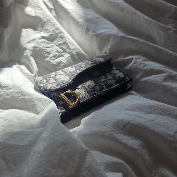 디올 새들 카드지갑