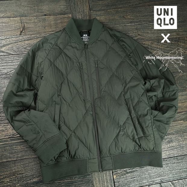 [유니클로 X 화이트마운티니어링] 퀼티드 봄버 자켓 M19164