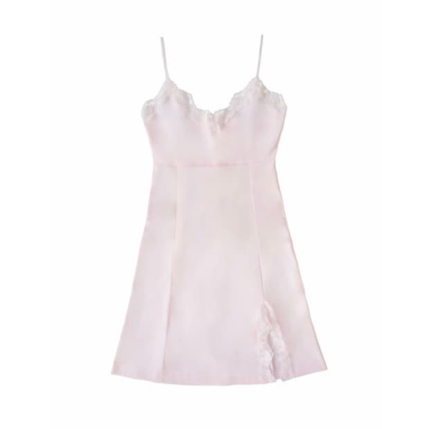 스윔시티 실키 원피스 밀키 핑크