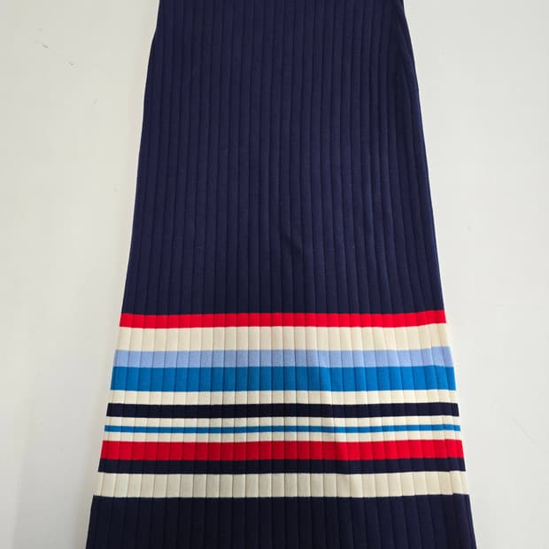 랄프로렌 니트 미디 스커트 네이비 S