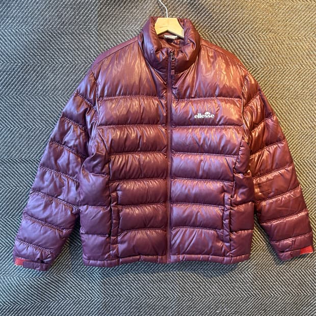 엘리세 ellesse 유광 경량패딩