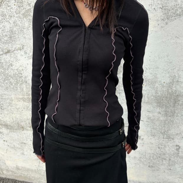 디젤 웨이브 심 후크 가디건