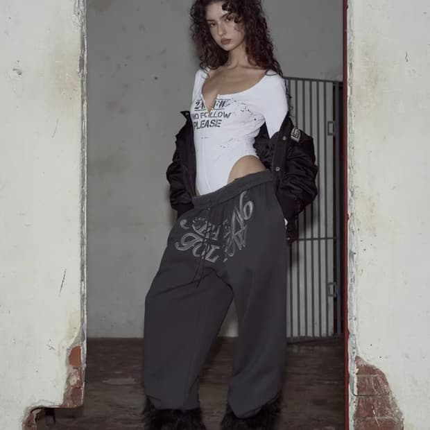 플리즈노팔로우 마미 조거 (쿨네이비)