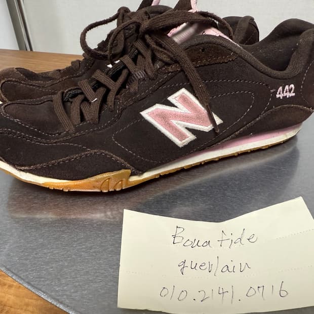 뉴발란스 442 브라운 255 미우미우