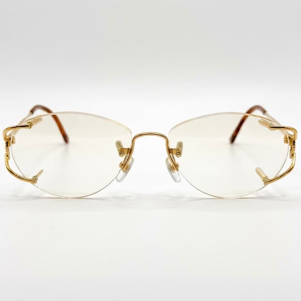 Chritian dior 무테 금테 빈티지 안경테