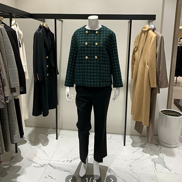 모조에스핀 2021 루즈핏 더블 자켓 55사이즈