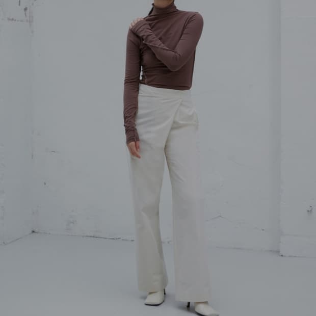 인사일런스 크로스오버 와이드 팬츠 S _ 여성