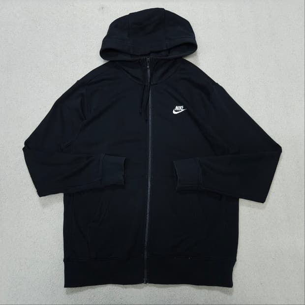 나이키 후드 집업 L 블랙