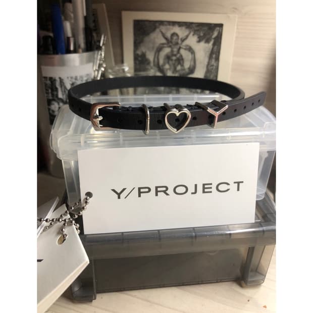 Y/Project Leather Chocker