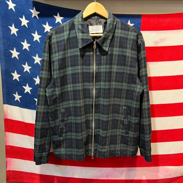 빈티지 타탄체크 자켓