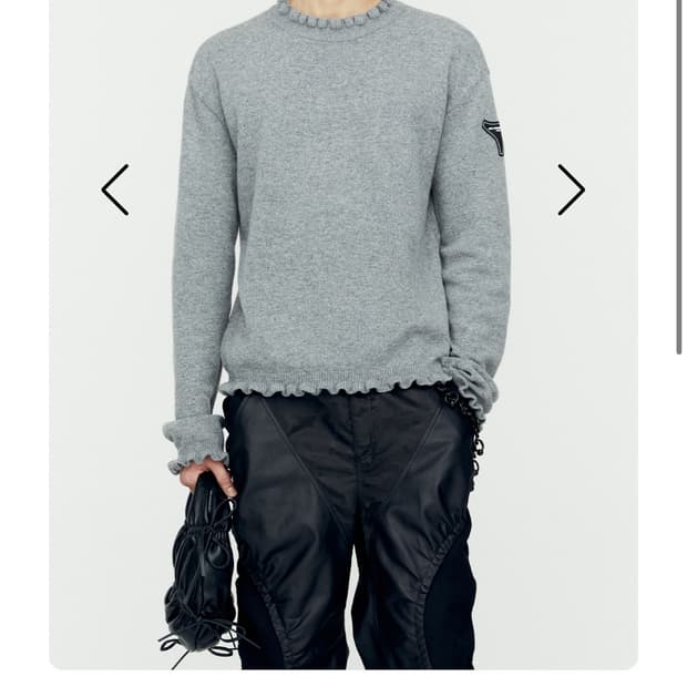 앤더슨벨 flower lib 니트 L