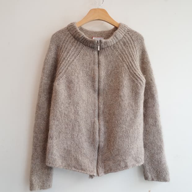 MAX MARA 막스마라 모헤어 집업 니트 (MADE IN ITALY)