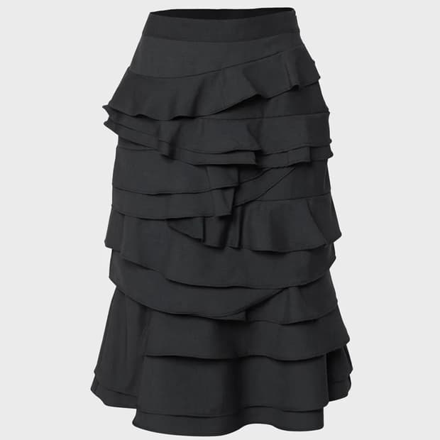 Faye Frill Midi Skirt
