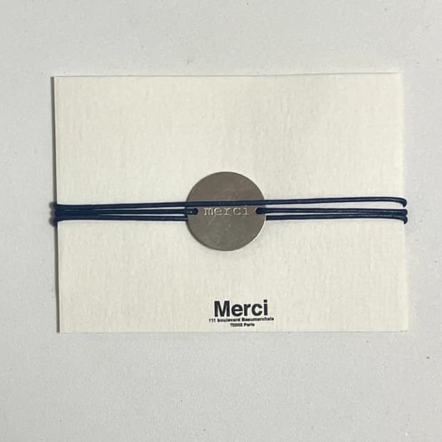 두개일괄)파리 Merci 행운 팔찌