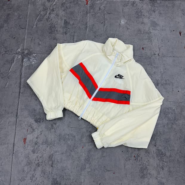 나이키 크롭 커스텀 바람막이