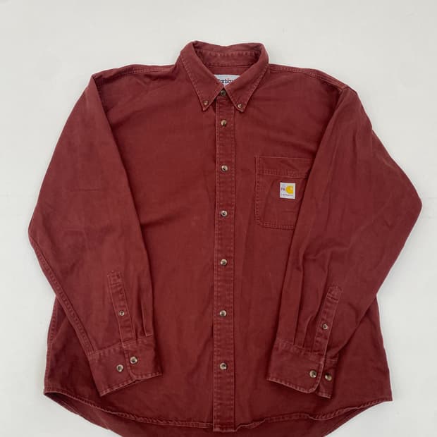 칼하트 FR 긴팔 셔츠 버건디 (L)