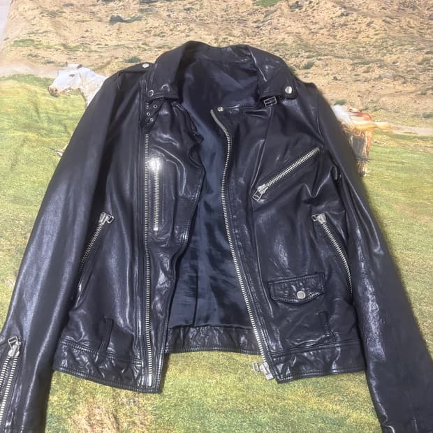 빈티지 양가죽자켓