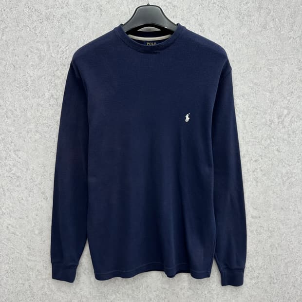 100 폴로 랄프로렌 남자 와플 롱슬리브 긴팔 티셔츠