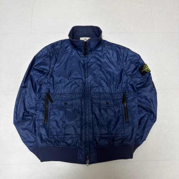 [ L ] 스톤아일랜드 마이크로 립스탑 티백 쉴드 바람막이 자켓 때