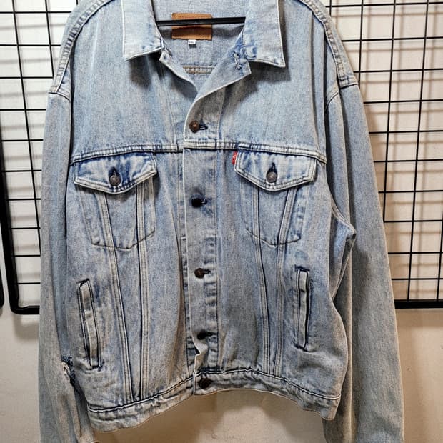 정품 리바이스 이태리 70503 데님자켓 
