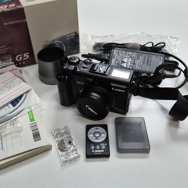 작례O 하이엔드 정점 파워샷 g5 풀박스 신품급 디지털카메라 빈티지 디카