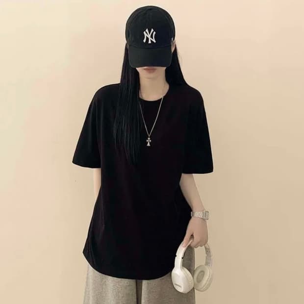 오버핏 반팔티 (새상품) 