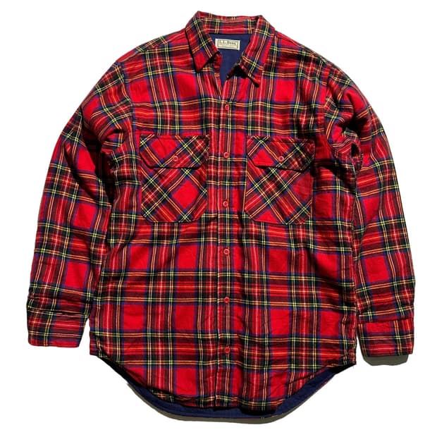L.L.Bean 엘엘빈 타탄체크 포켓 셔츠 자켓