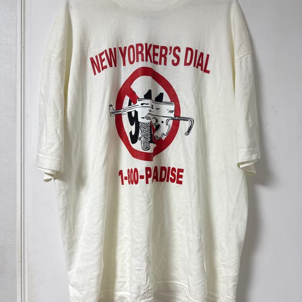 파라다이스 Nyc 뉴요커 다이얼 반팔티셔츠