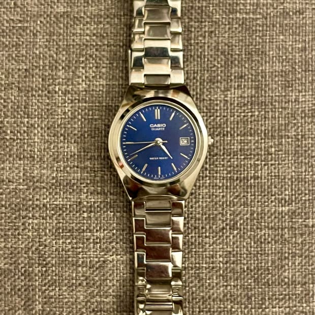 Casio 카시오 LTP-1170 청판 메탈 시계/새상품급 