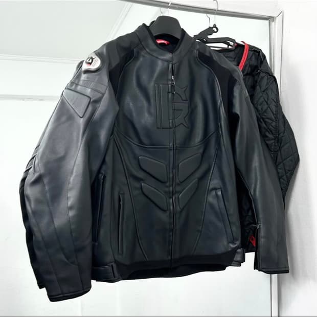 Ghost Racing 레더 레이싱 자켓 