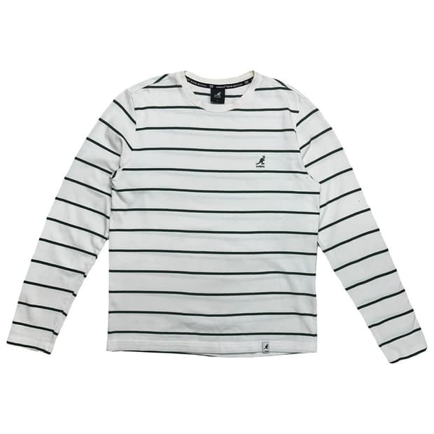 KANGOL 스트라이프 롱슬리브 M