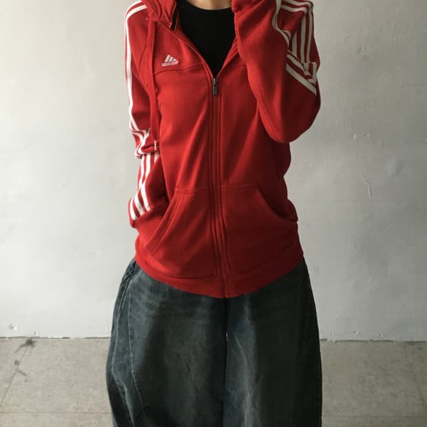 아디다스 삼선 후드집업