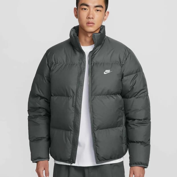 나이키 NSW 패딩 자켓 아이언 그레이 M