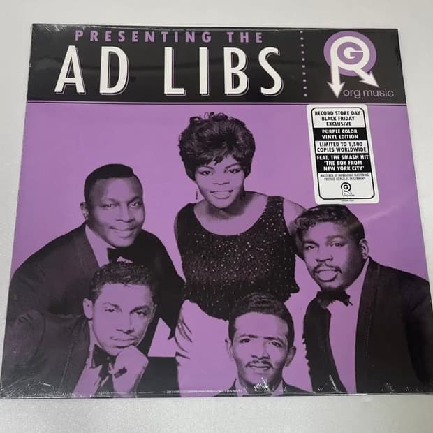 The Ad Libs 퍼플 컬러 바이닐 한정반 lp