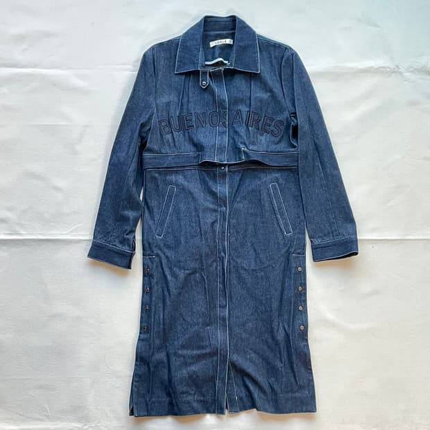 로우클래식 LOW CLASSIC 데님 투웨이 청 원피스 청 자켓 치마