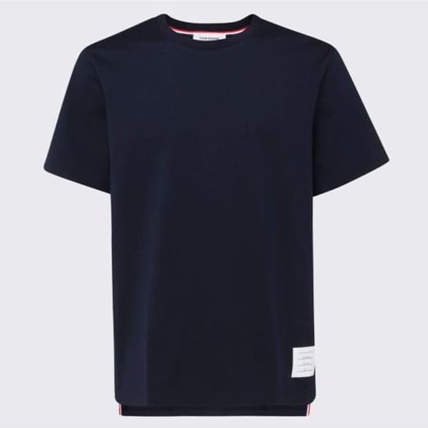 [[L, A급]톰브라운(THOM BROWNE) 백 RWB탭 반팔티@521