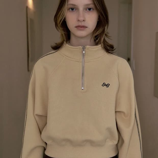 Sinoon RAGLAN HALF ZIP-UP SWEATSHIRT