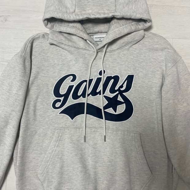 게인스보로 아플리케 스타로고 후드티m