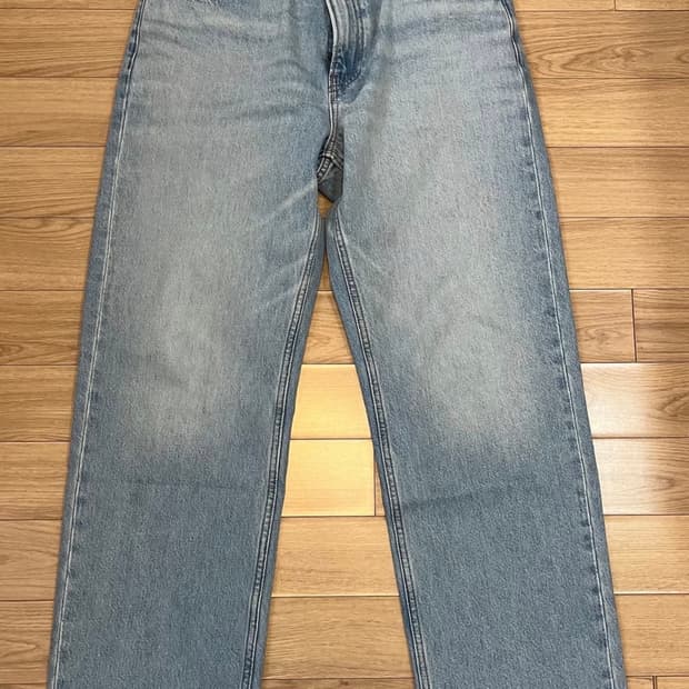 유니클로 jwa 스트레이트진 63블루