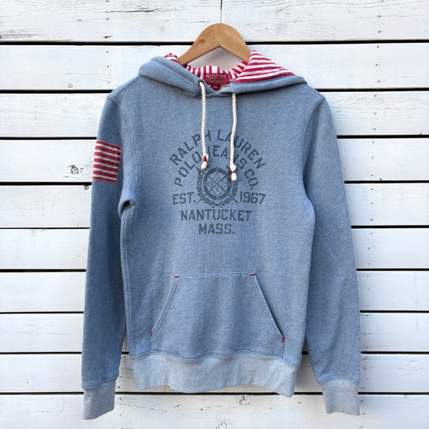 Polo 폴로 진스 성조기 후드티