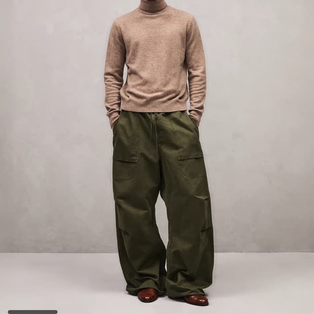 Entire studios 배런 카고 팬츠 카키 S