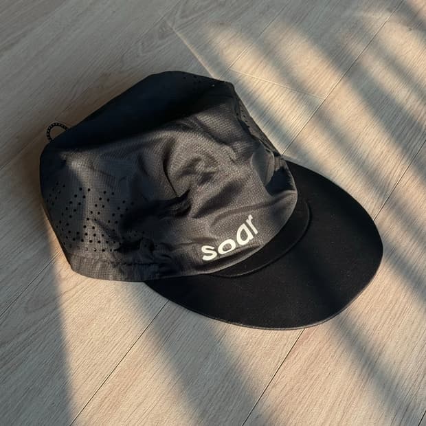 soar running cap black 소어 러닝캡 블랙