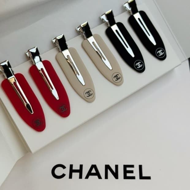 샤넬뷰티 헤어핀 6개 세트